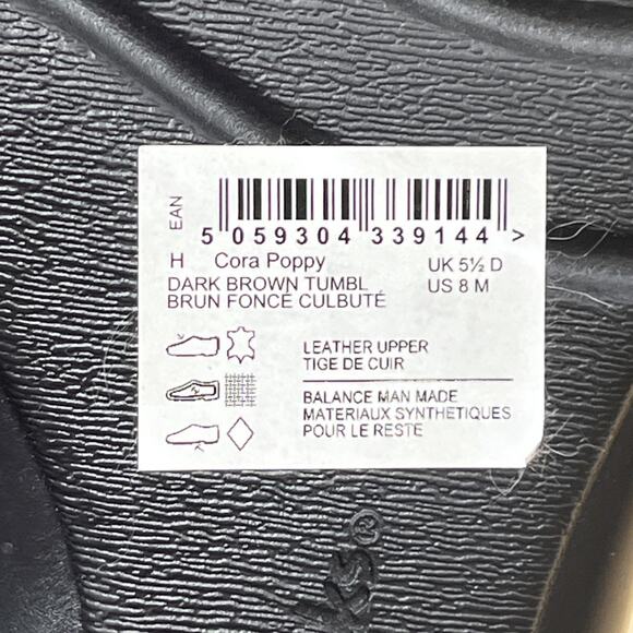 Clarks Cora Poppy Womens Loafers Brown Leather Casual Slip On Flat Shoes Size 8M - Picture 9 of 11